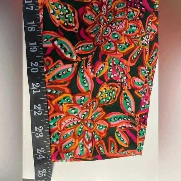JCREW Jamie Pant. Bright floral pant. Size 0 - Picture 10 of 10